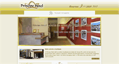 Desktop Screenshot of principehotelvicosa.com.br